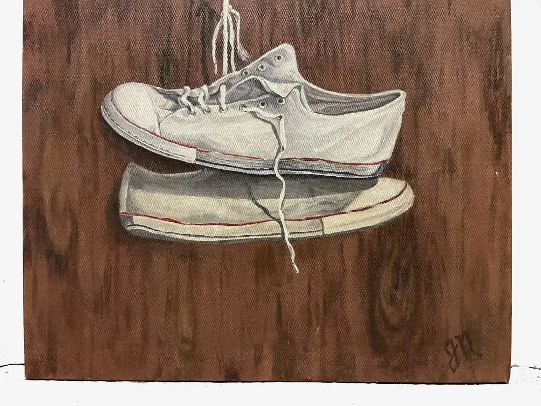 ✨ Original Oil Trompe L’oeil Shoes ✨