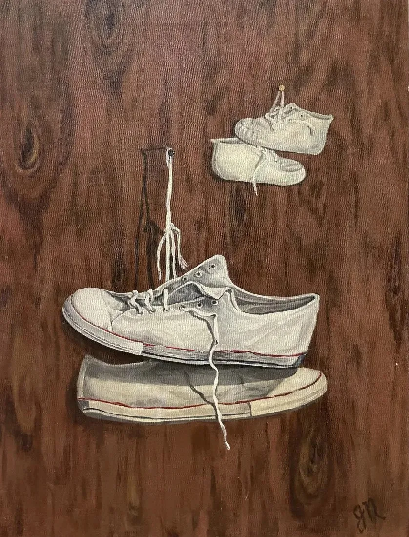 ✨ Original Oil Trompe L’oeil Shoes ✨