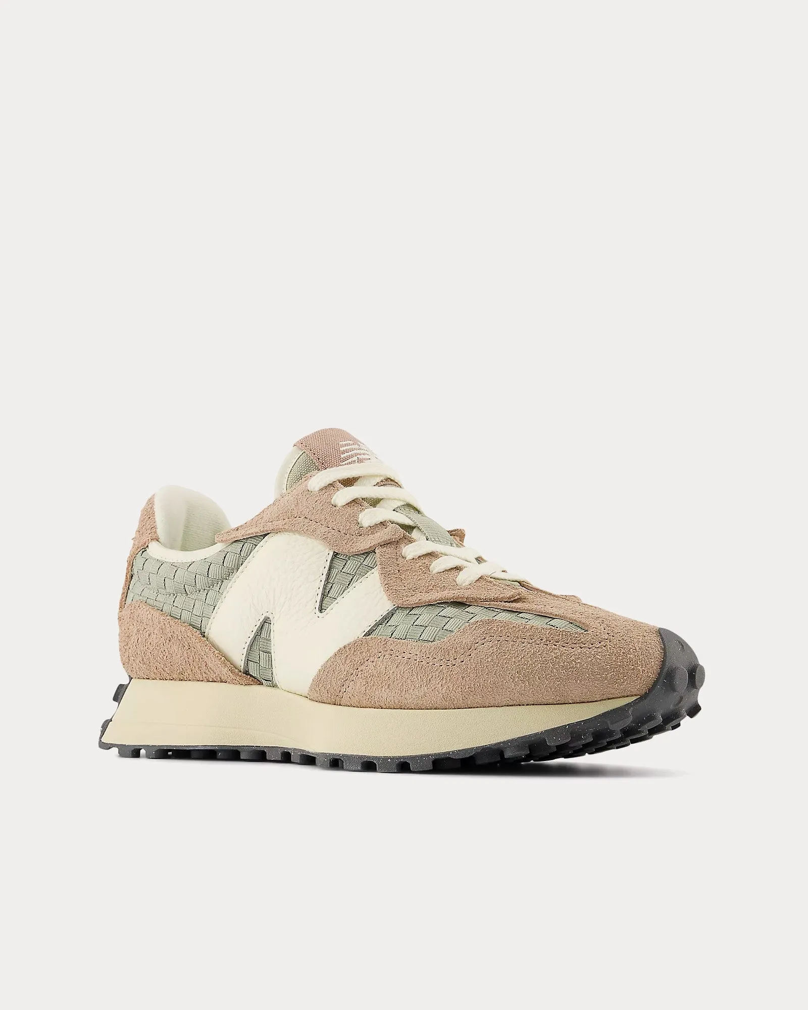 327 Flat Taupe / Olivine Low Top Sneakers