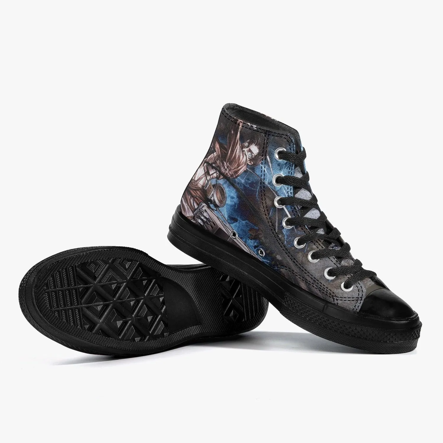 Attack On Titan Eren Yeager A-Star High Anime Shoes