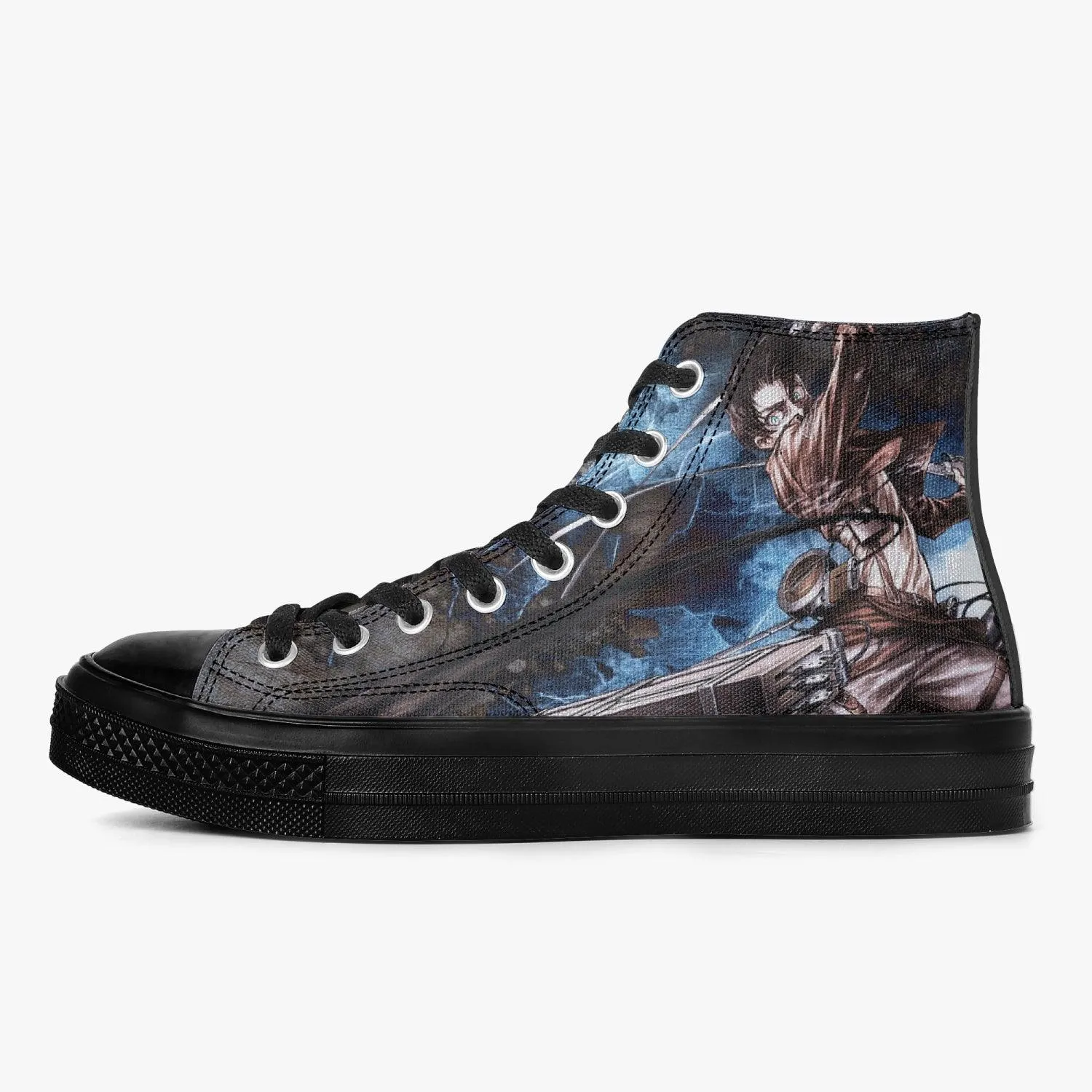 Attack On Titan Eren Yeager A-Star High Anime Shoes