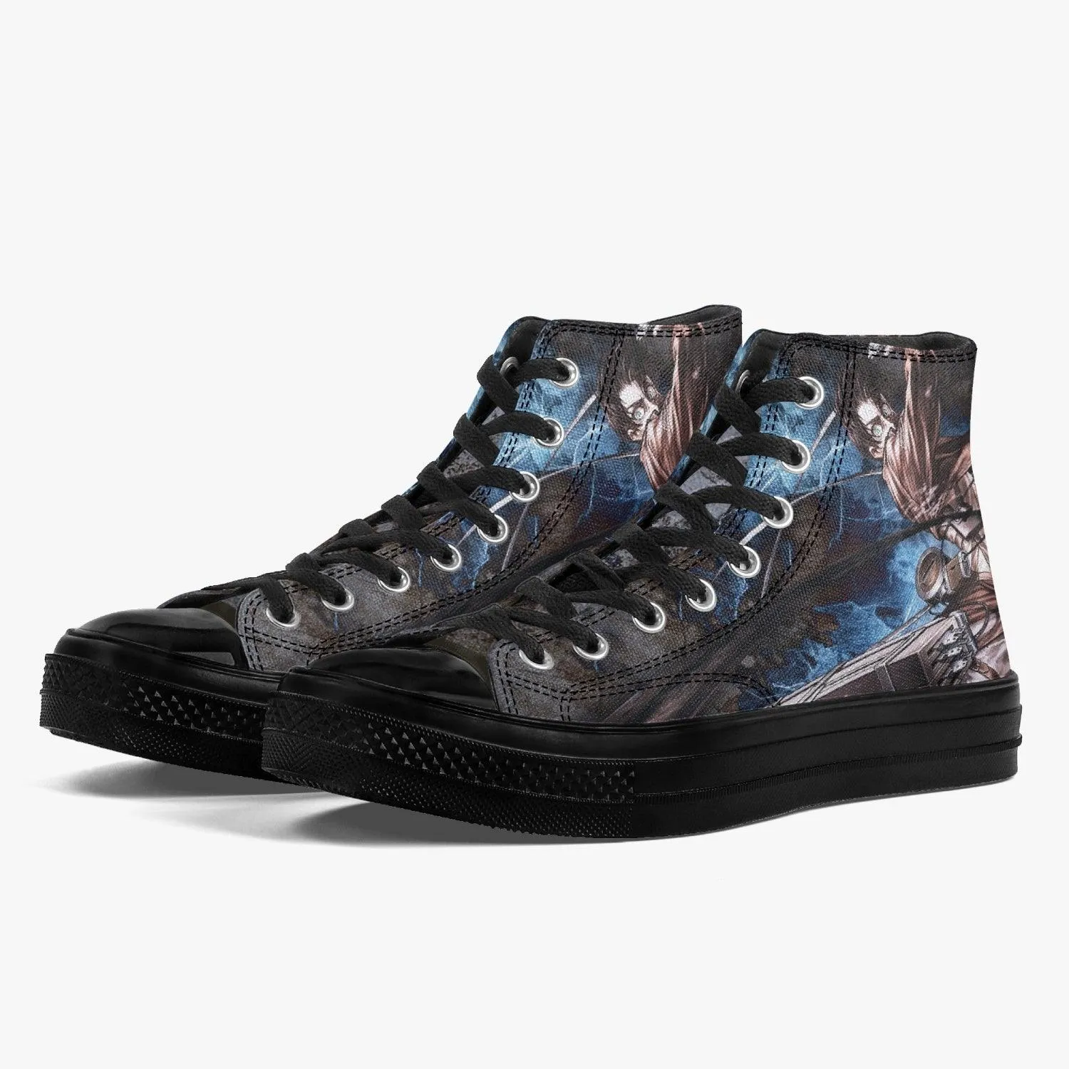 Attack On Titan Eren Yeager A-Star High Anime Shoes