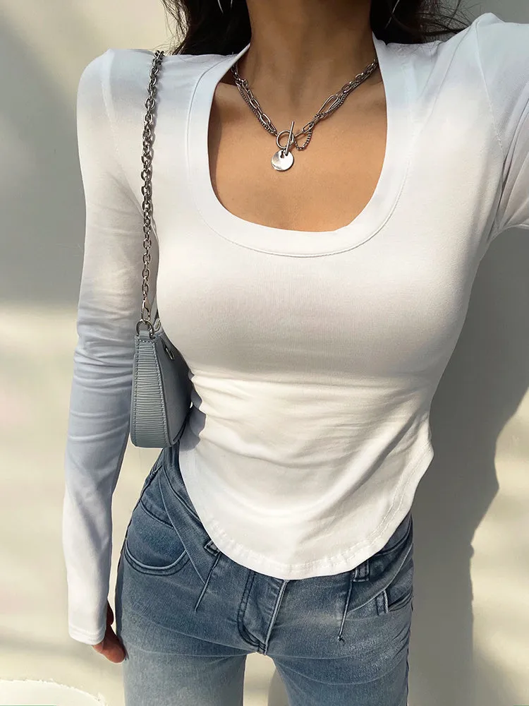 Basic Round Neck Long Sleeve