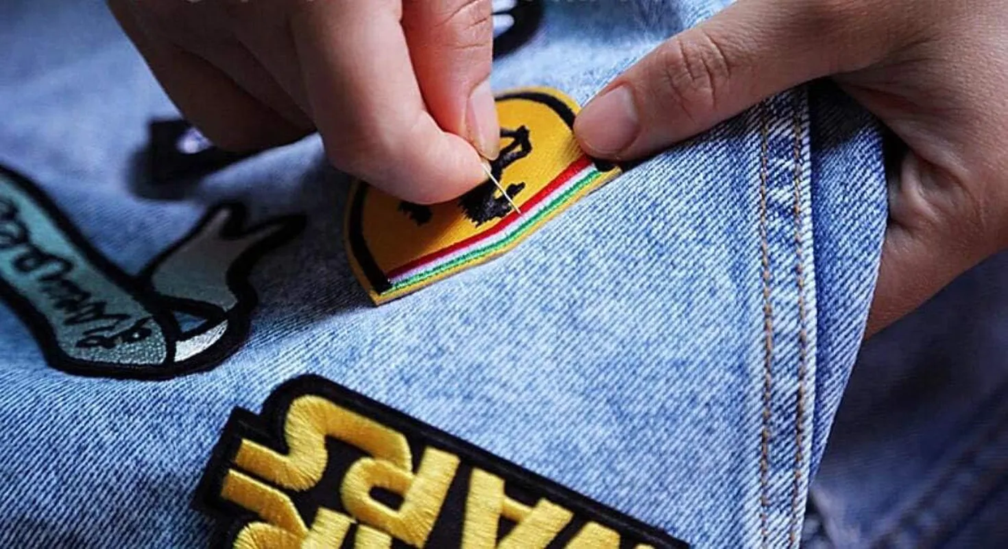 Black All You Need Is Love Iron on Sew on Funny Patch for Kids,Teens, Adult Clothes Jacket Jeans T-Shirts Pants Shoes Dog Harness- Dia.3.15 Inch