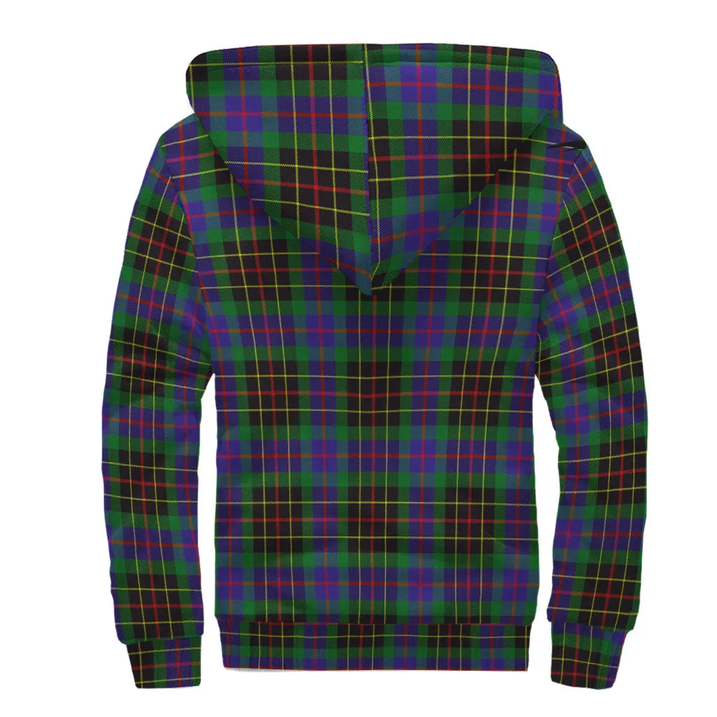 Brodie Hunting Modern Tartan Sherpa Hoodie