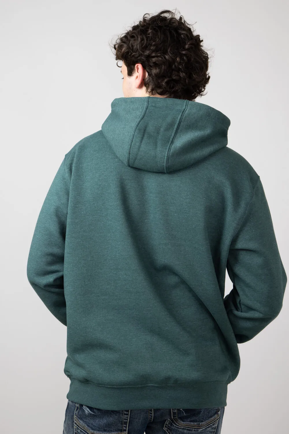 Carhartt Loose Midweight Logo Sleeve Graphic Sweatshirt for Men in Frosted Balsam Heath | K288-GIO-BALSAM