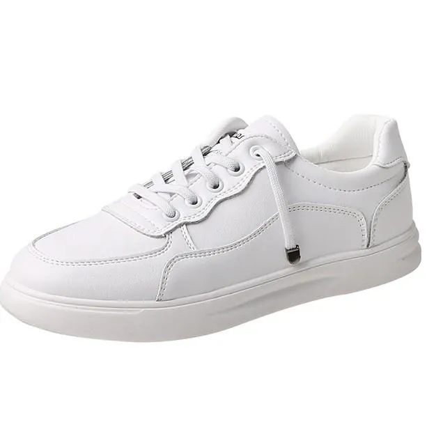 Color Block Flat Heel Lace-up Maternity Sneakers