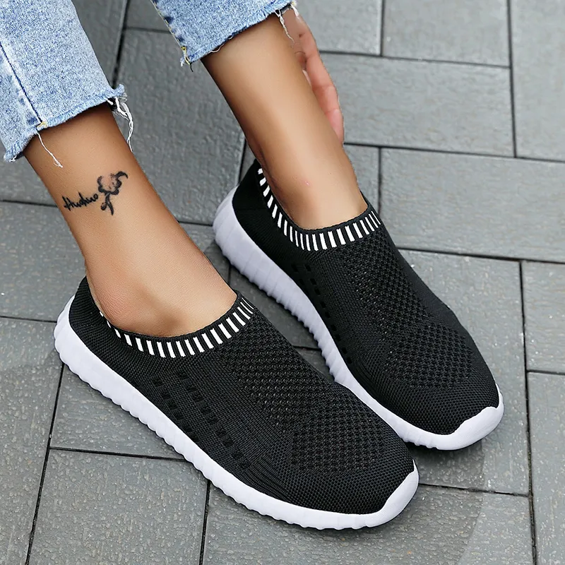 Comelyy Mesh Women Casual Slip On Shoes
