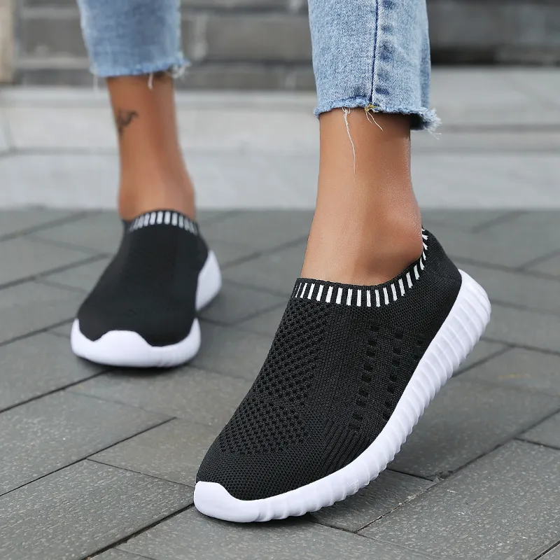 Comelyy Mesh Women Casual Slip On Shoes