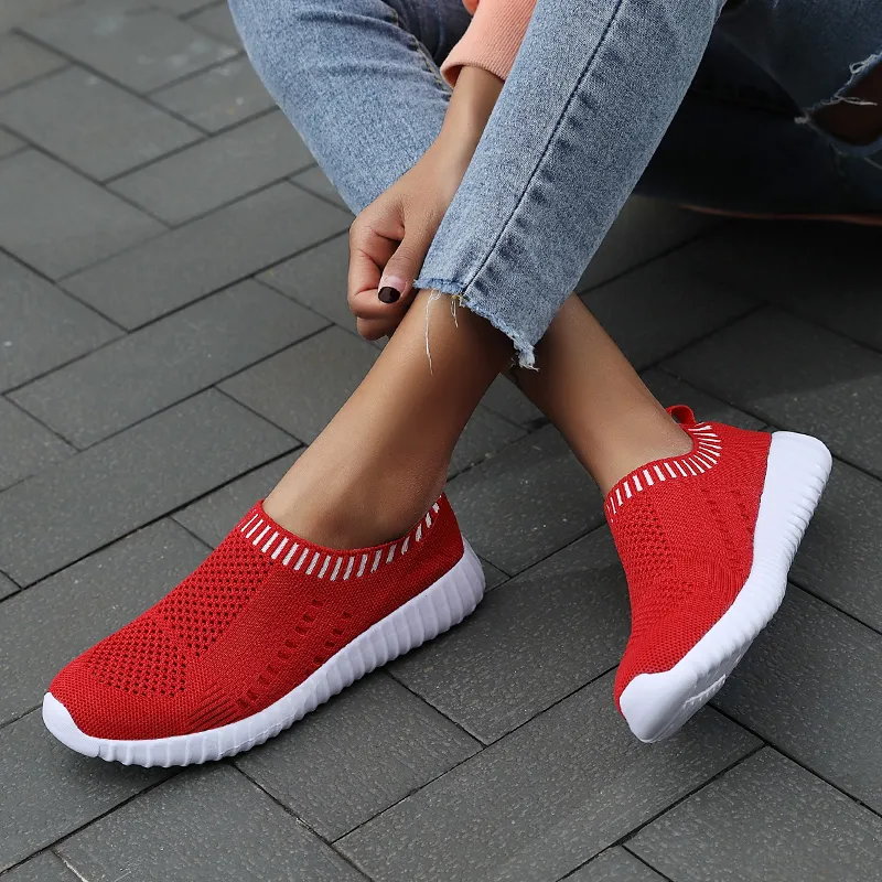 Comelyy Mesh Women Casual Slip On Shoes