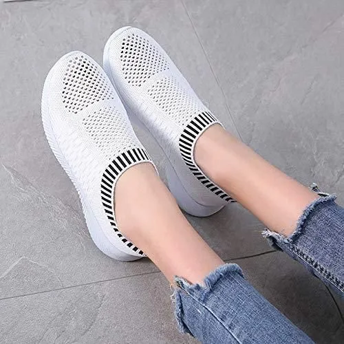 Comelyy Mesh Women Casual Slip On Shoes