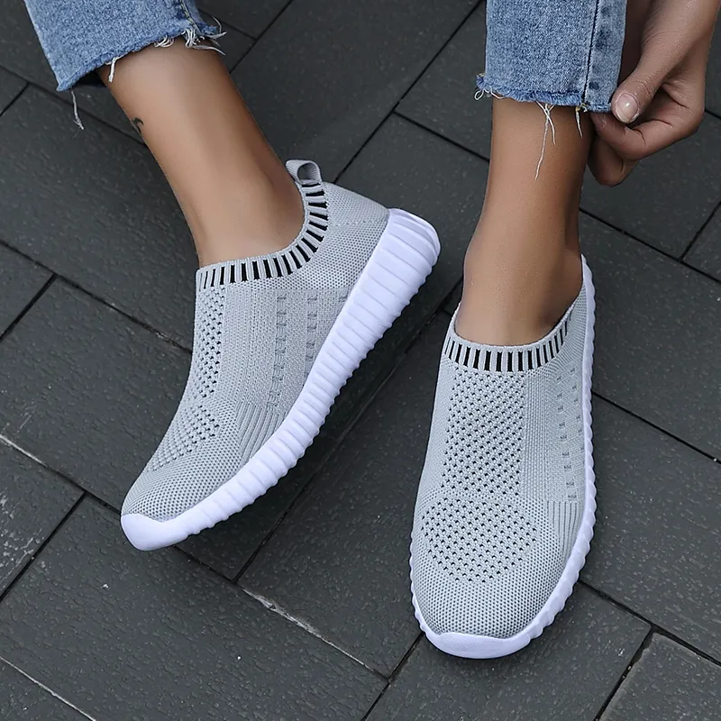 Comelyy Mesh Women Casual Slip On Shoes