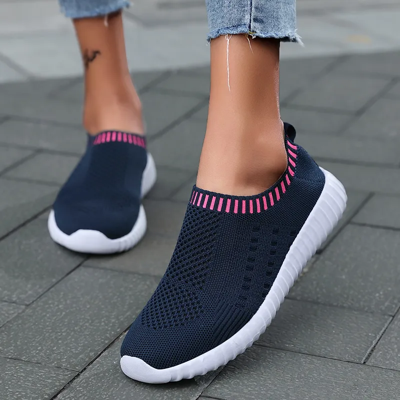 Comelyy Mesh Women Casual Slip On Shoes
