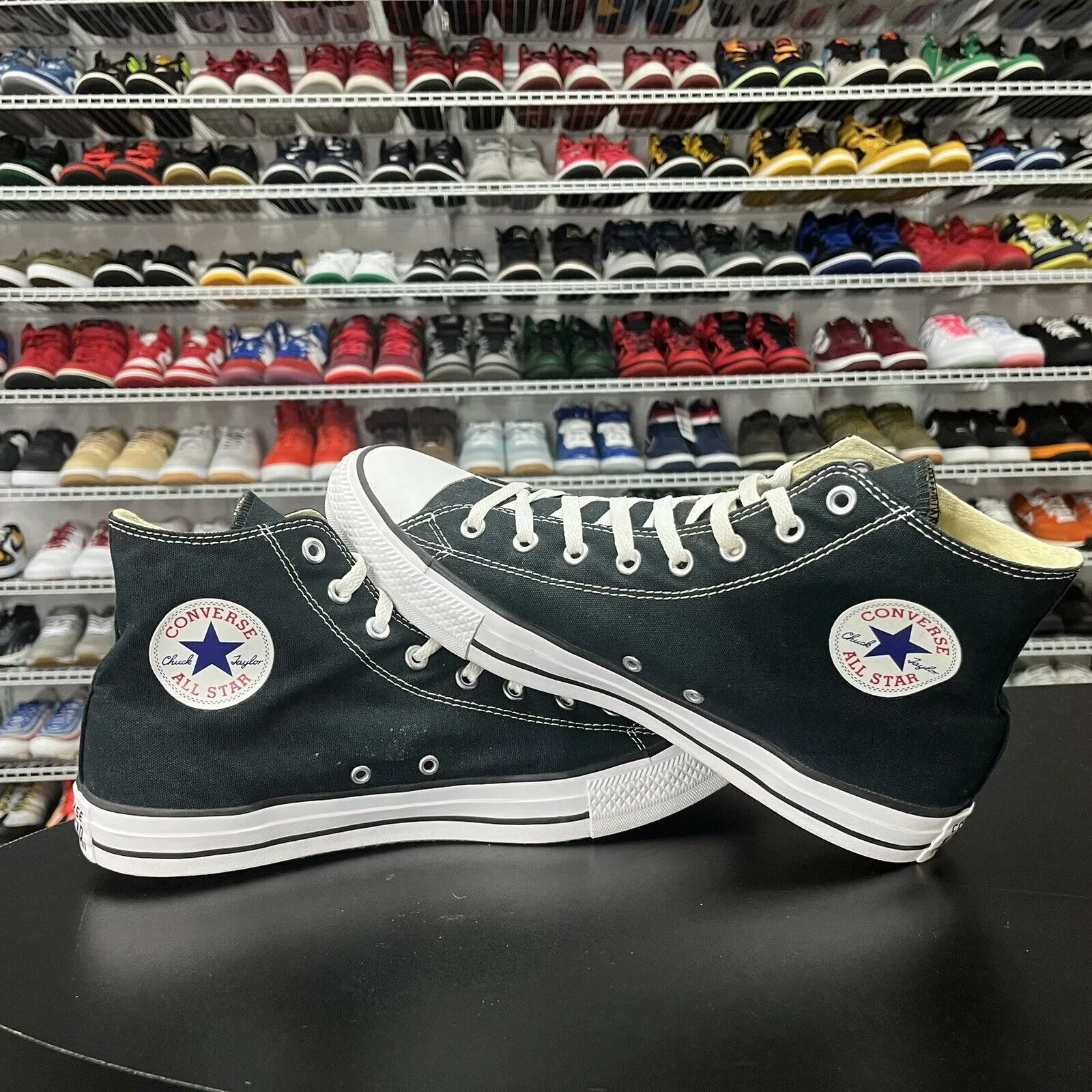 Converse Women's All Star Black Skateboarding Shoes Size 12