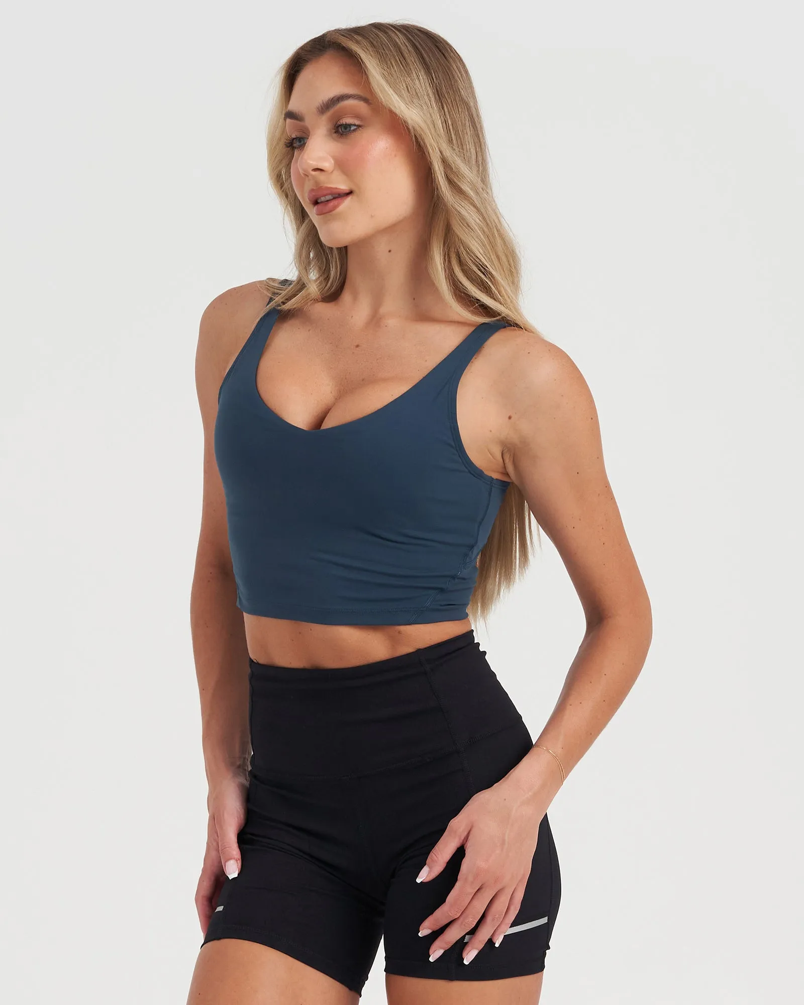 Core Trainer Dani Active Crop Teal
