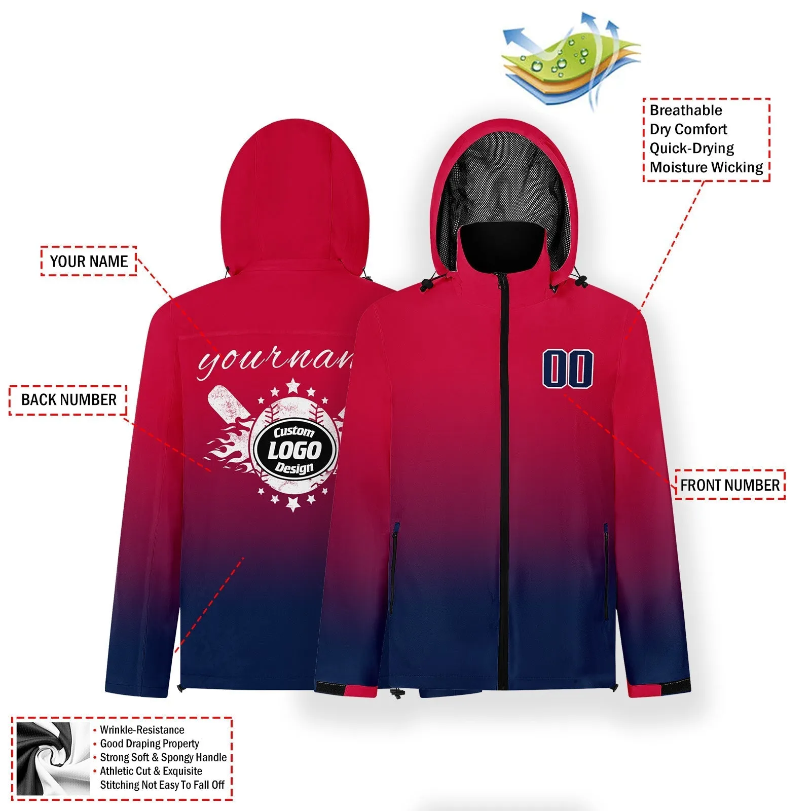 Custom Baseball Outerwear Hat and Shoes Combo Offer Personalized Combo ZH-E025023-3