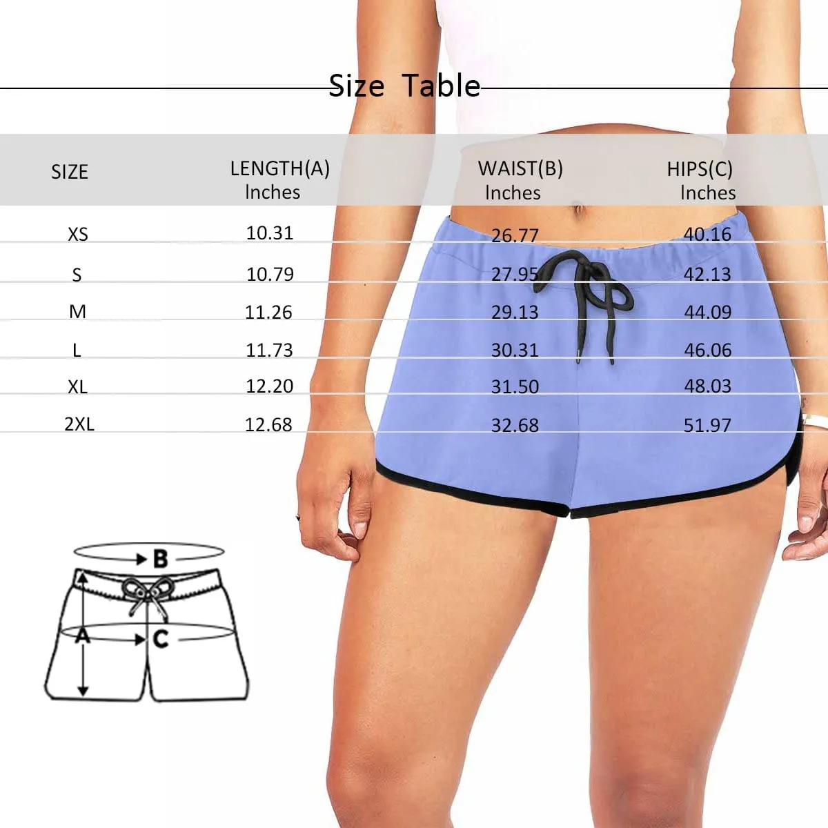 Custom Face Pet Dog Hat Beach Board Shorts Swim Trunks Personalized Women's Casual Yoga Shorts