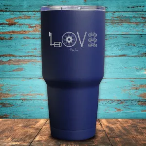 Cycling Love Coated Drinkware