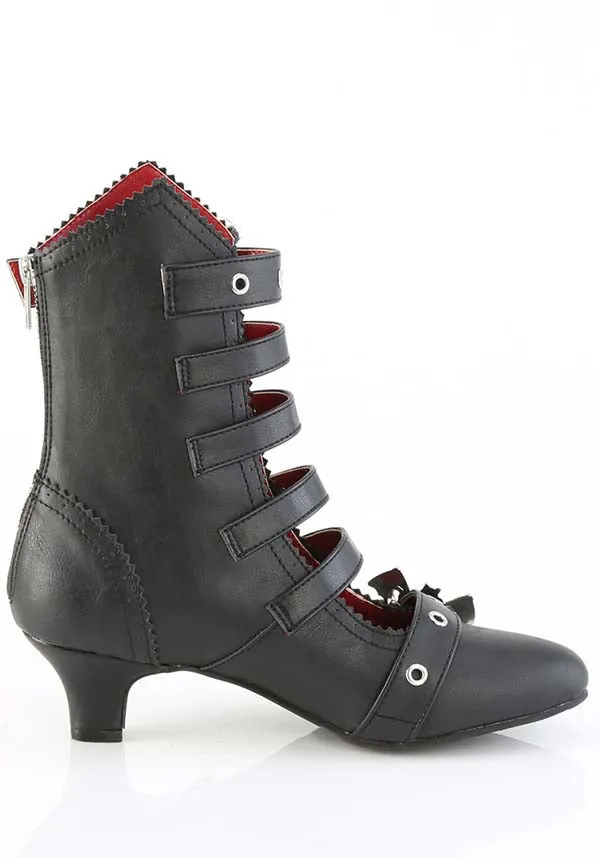 FLORA-1035 [Black] | HEELS [PREORDER]