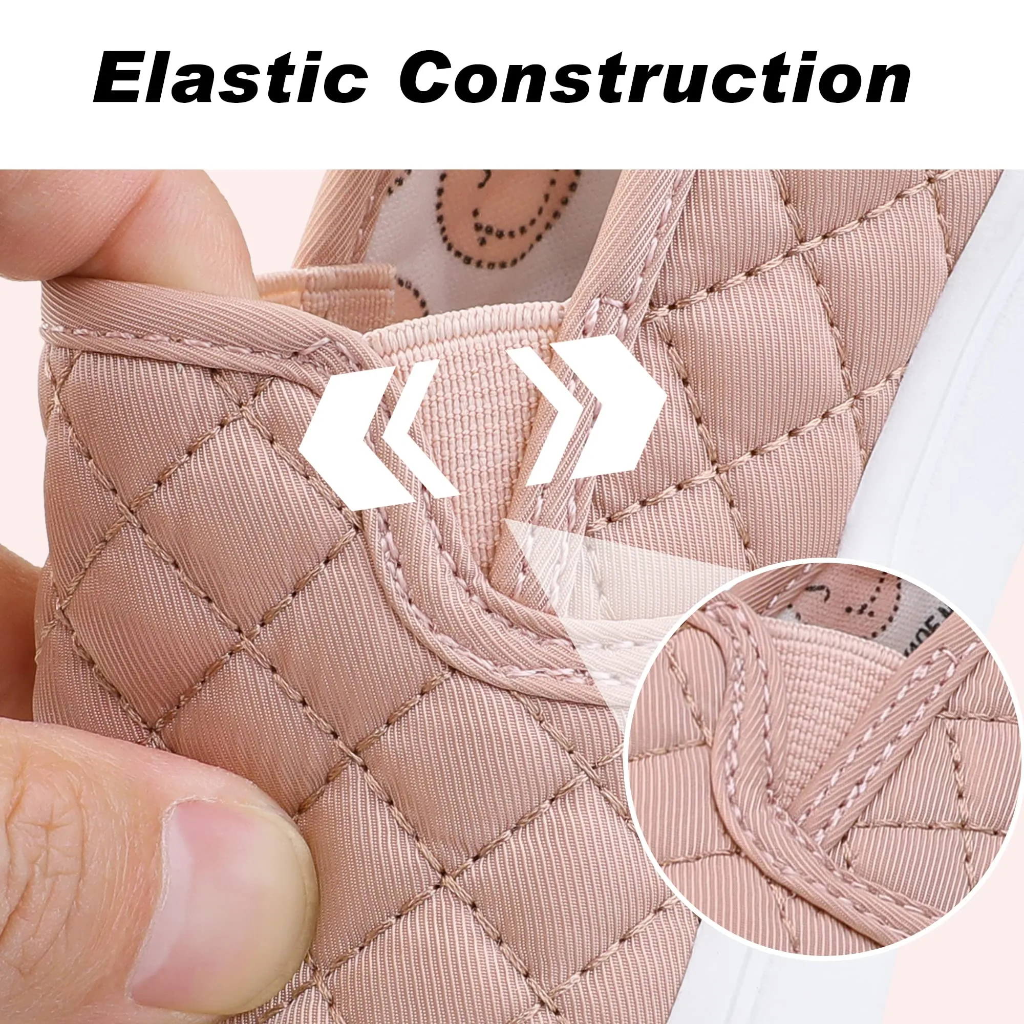 Girls Sneakers Slip On Casual Sneakers for Girls Nonslip Comfort Lightweight Flats Shoes for Big Girls Little Girls