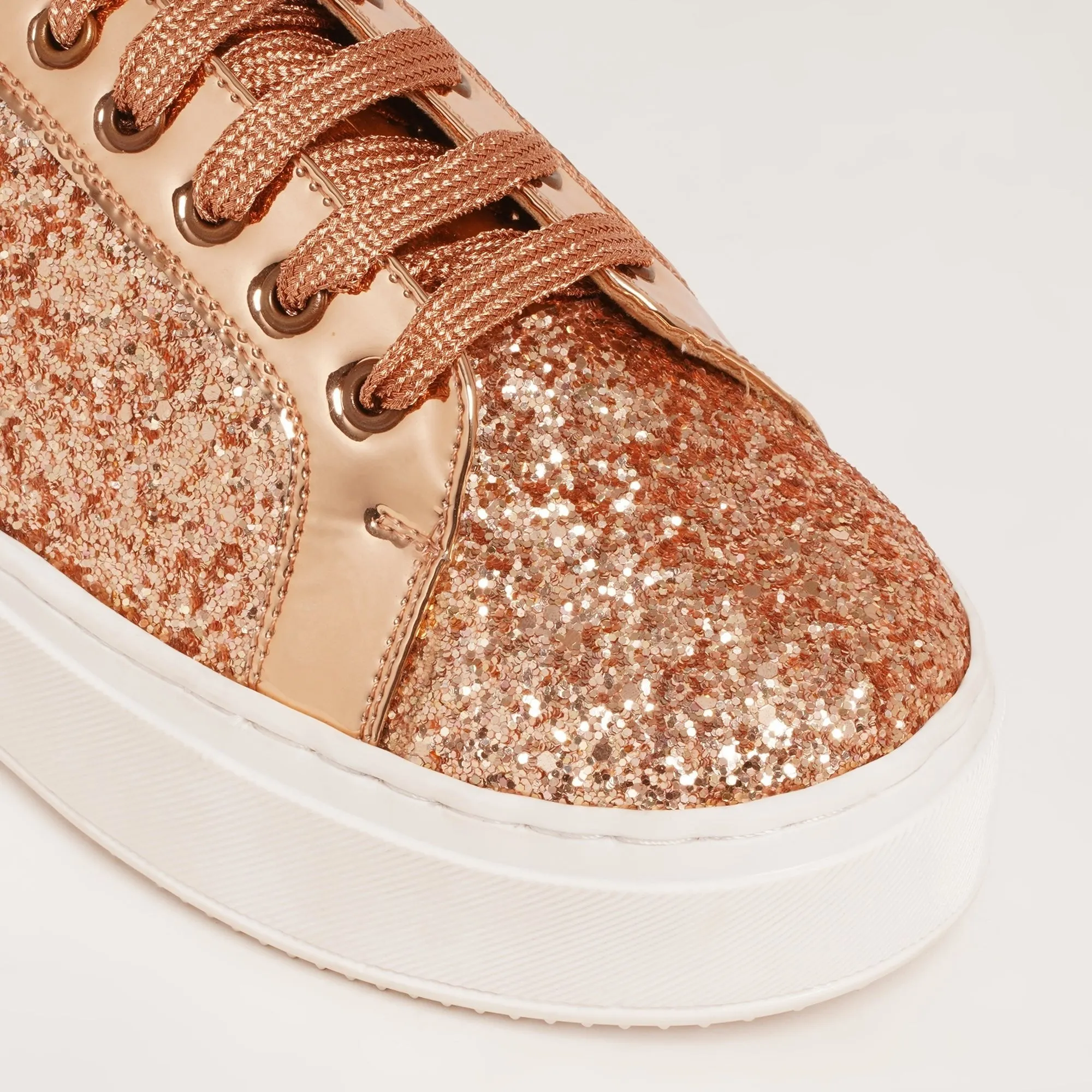 Glitterati Sneakers - Rose Gold