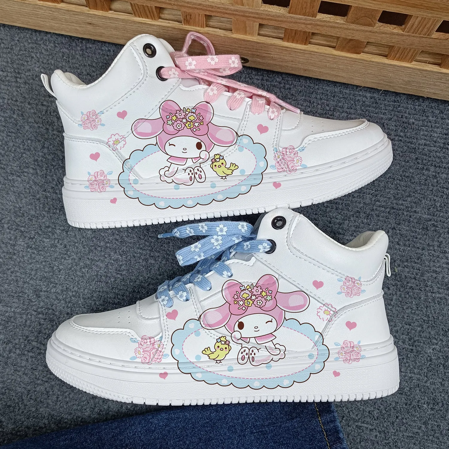 Her   His Style Ideas “Friends” High-top Comfortable Sneakers