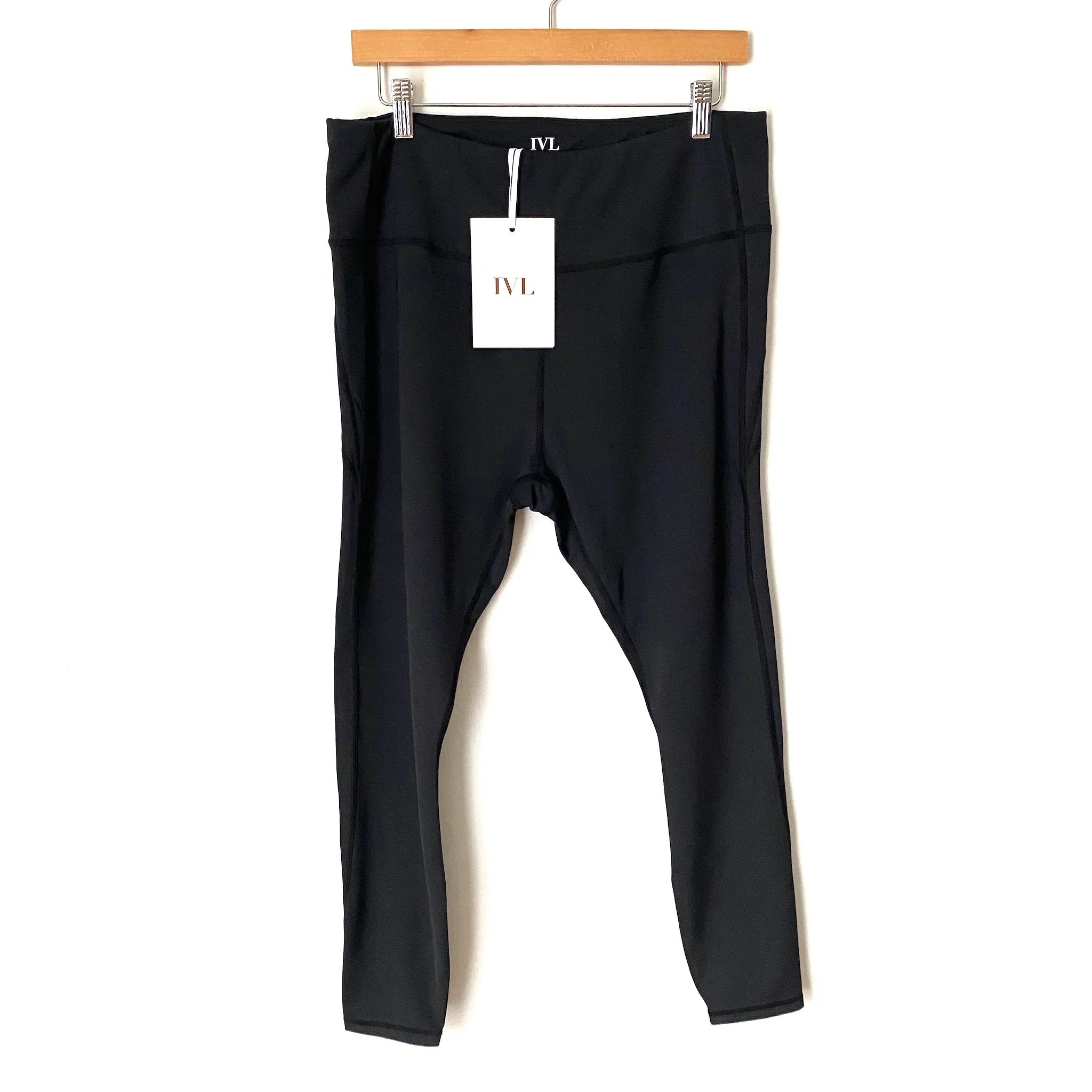 IVL Collective Black Hydrasculpt Leggings NWT- Size 14 (Inseam 23")