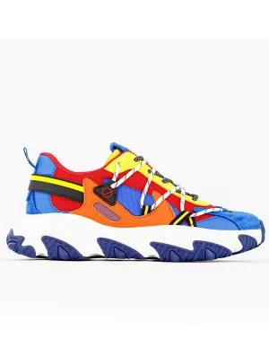 Javi Shoes - Chaos - Blue With Red And Yellow