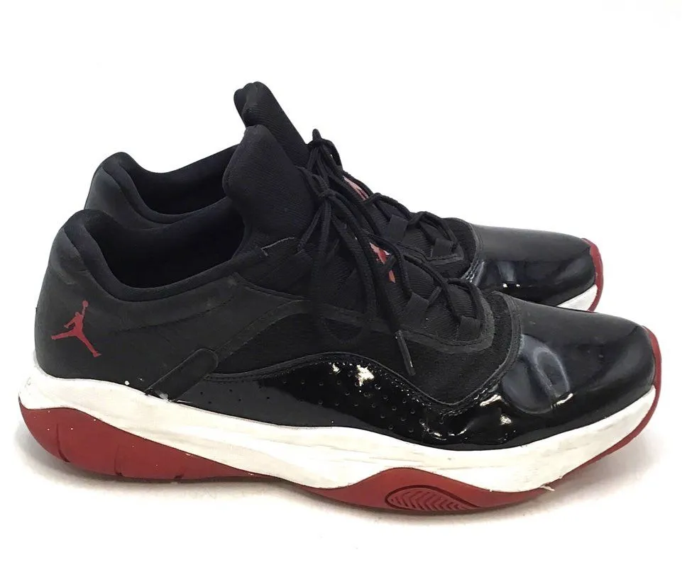 Jordan Men's Air Jordan 11 Black Running Athletic Shoes - Size 11