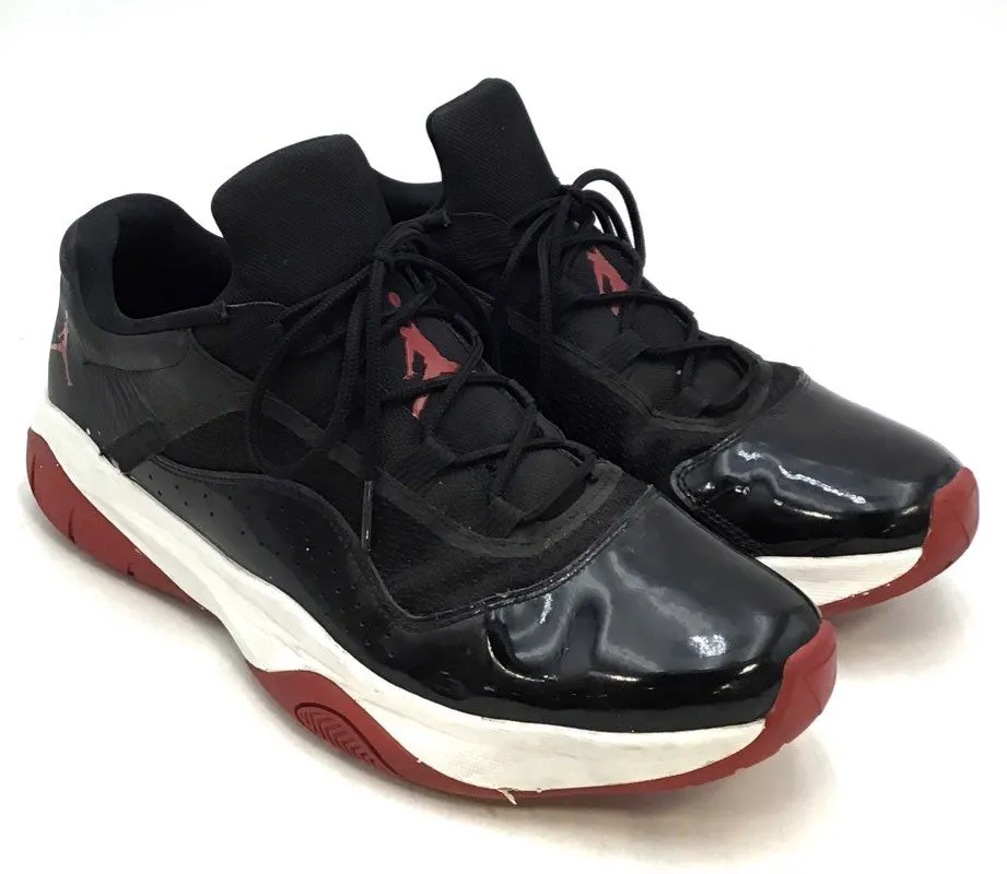 Jordan Men's Air Jordan 11 Black Running Athletic Shoes - Size 11