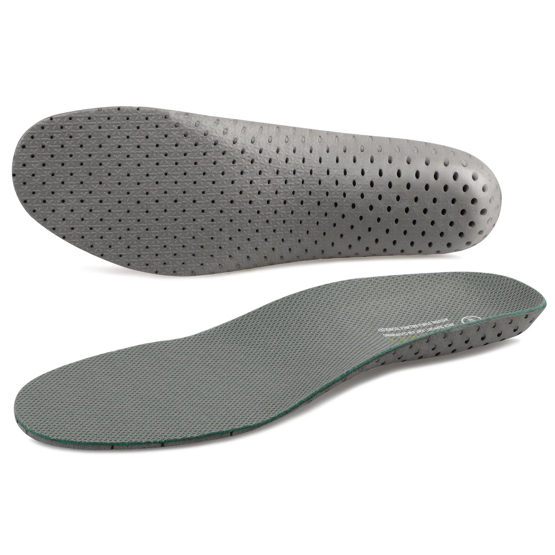 Knixmax Sports Insoles Grey Arch Support Full Length Orthotic Inserts for Men Women