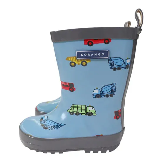 Korango Rain Gumboot  Trucks Blue