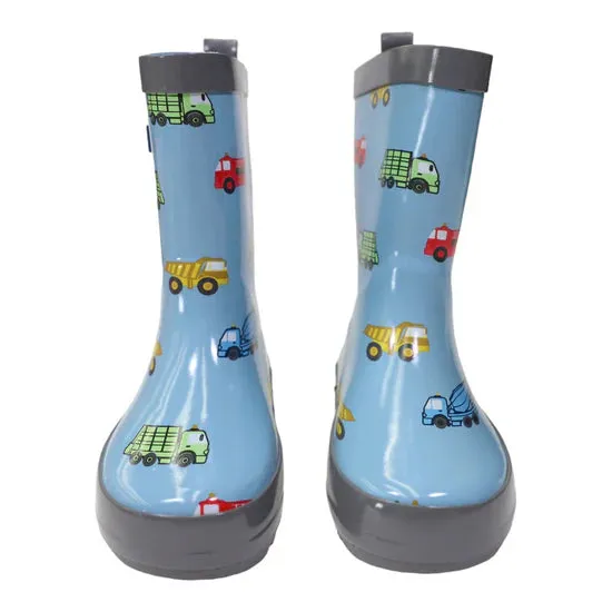 Korango Rain Gumboot  Trucks Blue