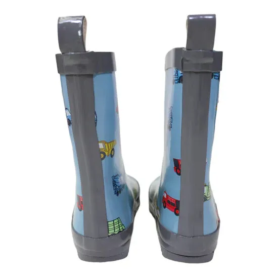 Korango Rain Gumboot  Trucks Blue