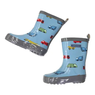Korango Rain Gumboot  Trucks Blue