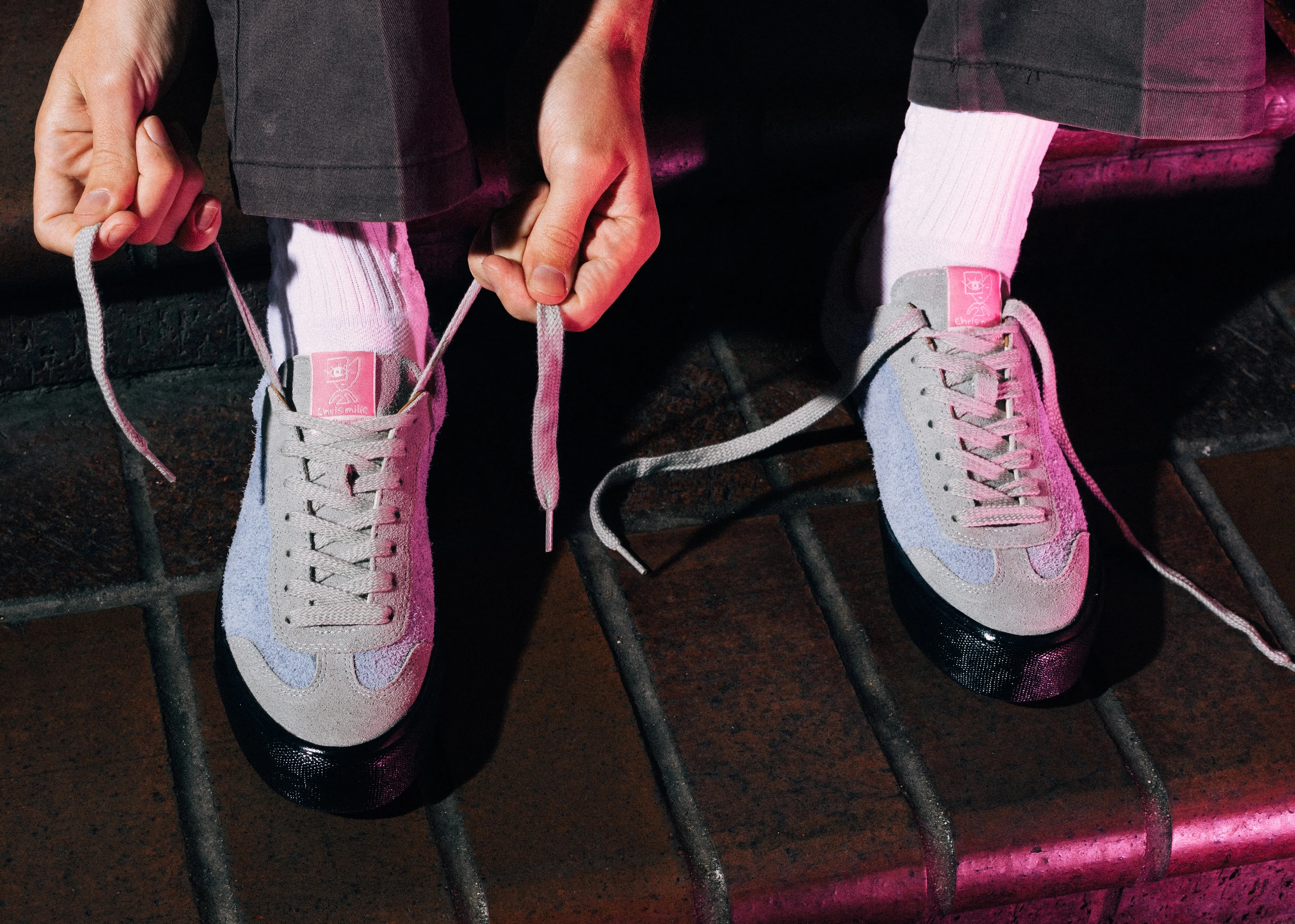 Last Resort AB - VM004 Milic Suede Shoes | Ghost Grey Black