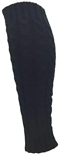 Leg Warmers for Women, 6 Pairs Knee High Cable Knit Warm Thermal Acrylic Winter Sleeve