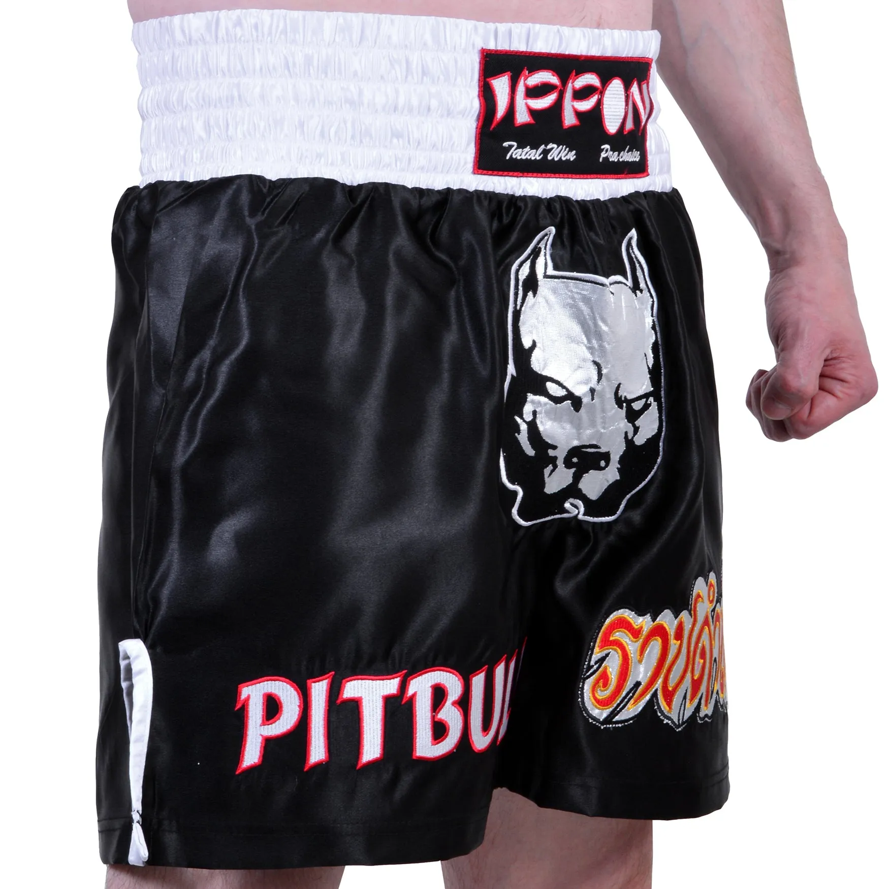 MAR-095C | Black Kickboxing & K1 Shorts