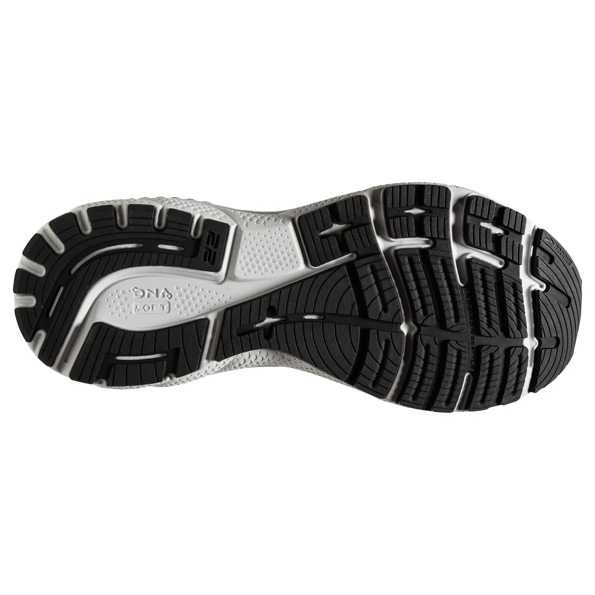 MENS BROOKS ADRENALINE GTS 22 - ALLOY/GREY/BLACK