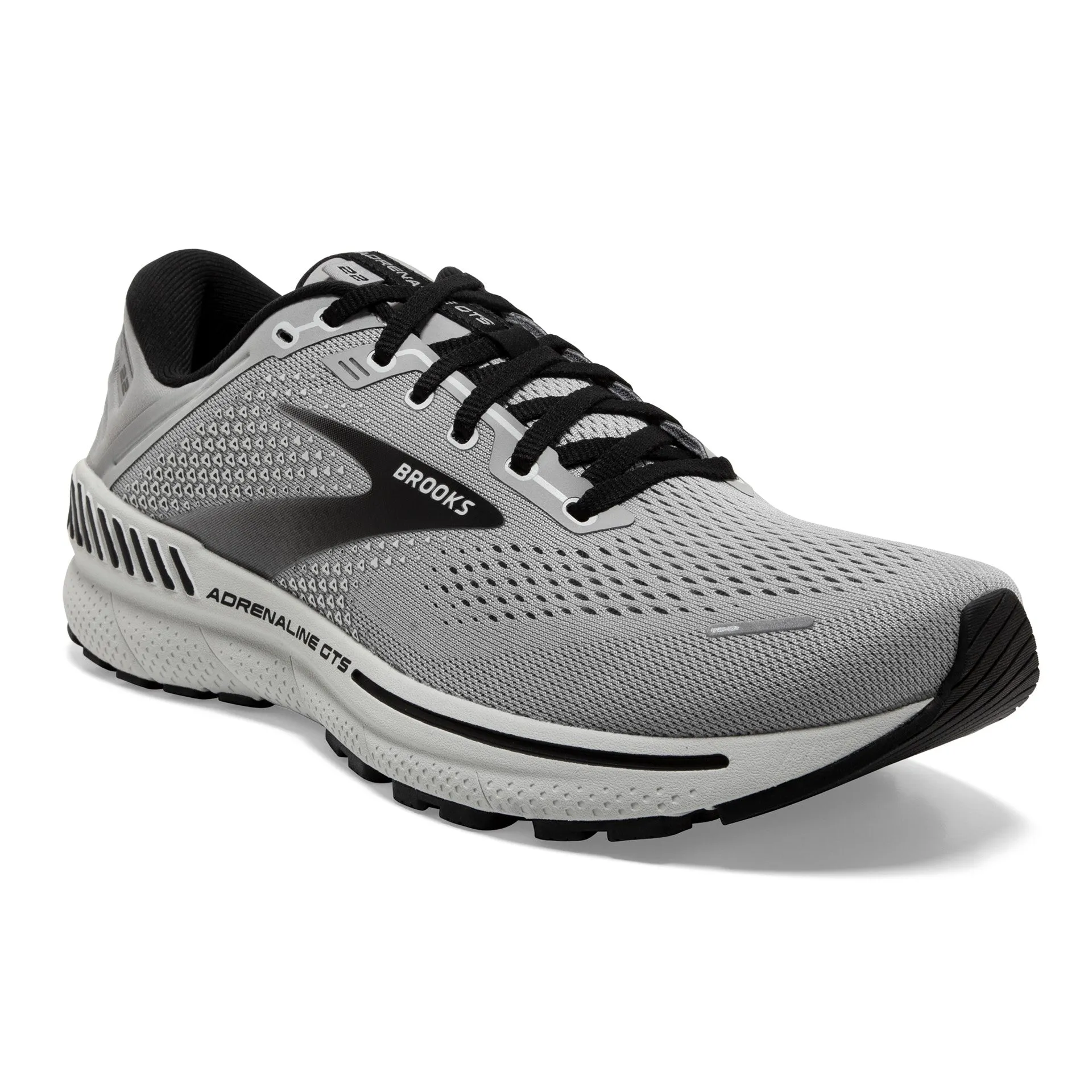 MENS BROOKS ADRENALINE GTS 22 - ALLOY/GREY/BLACK