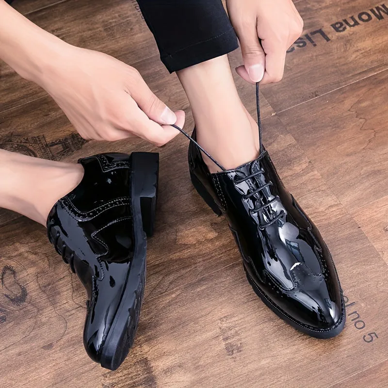 Men's Dress Shoes For Party | Elegant Golden Footwear