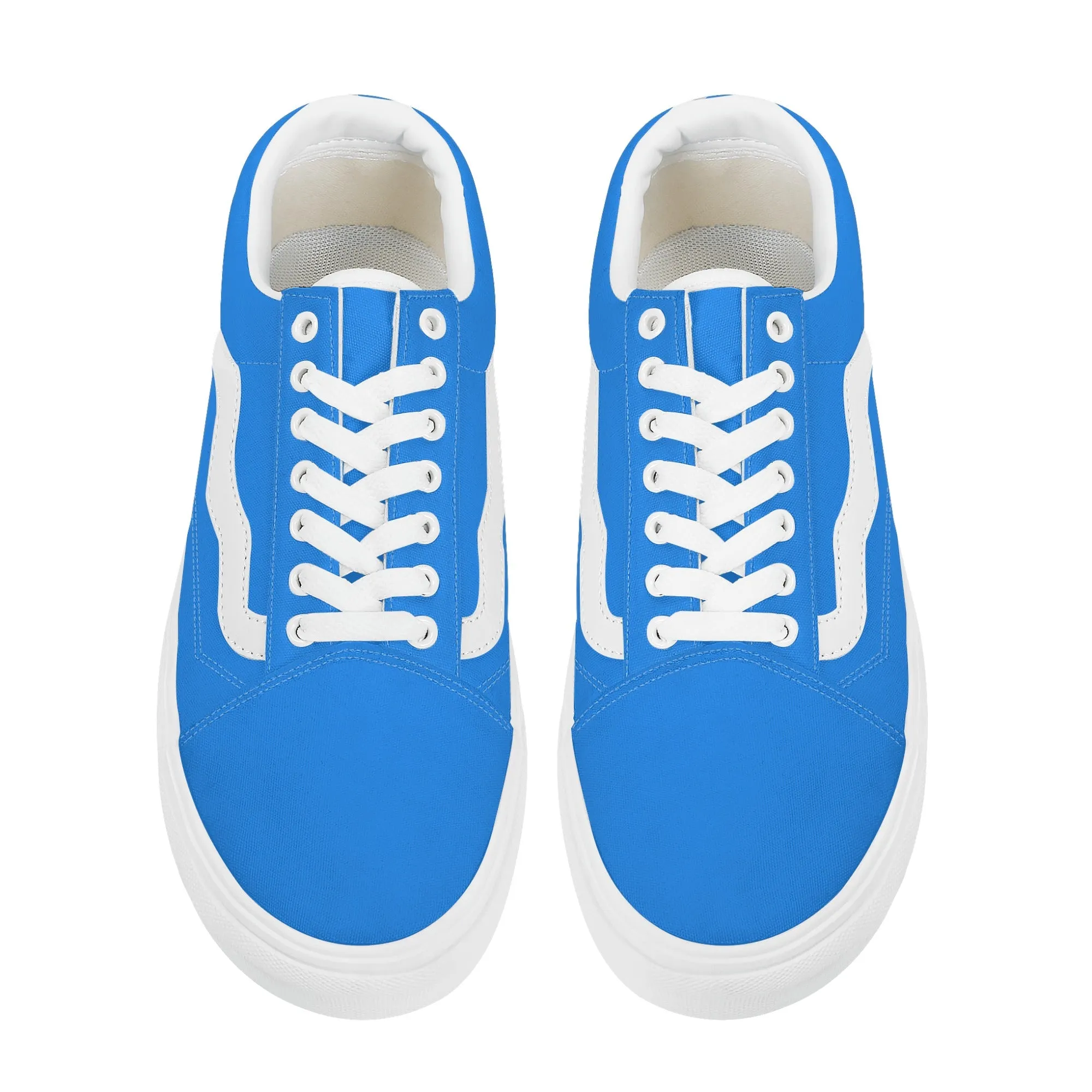 Men's Vintage Blue Leather Shoes