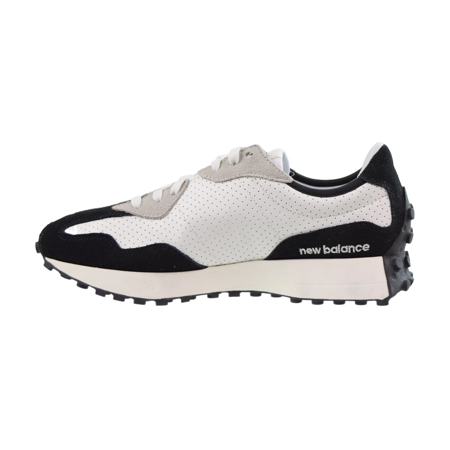 New Balance 327 Men's Shoes White-Black-Grey
