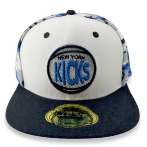 New York Kicks White   Blue | Camo