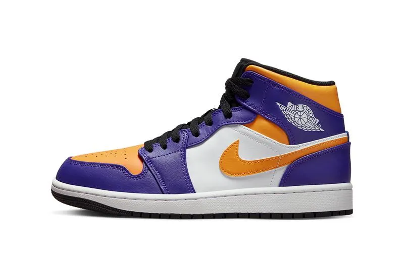 NIKE AIR JORDAN 1 MID 'LAKERS'