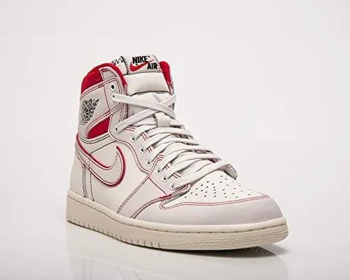 Nike AIR Jordan 1 Retro HIGH OG Sail/Black-Phantom-Gym Red 555088-160 Size US 15