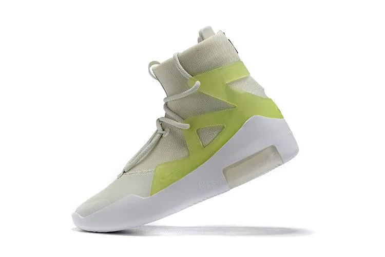 Nike Air Jordan Fear Of God 1 Grey Orang Yellow White Shoes Basketball Men !!! CYBER MONDAY SALE !!!