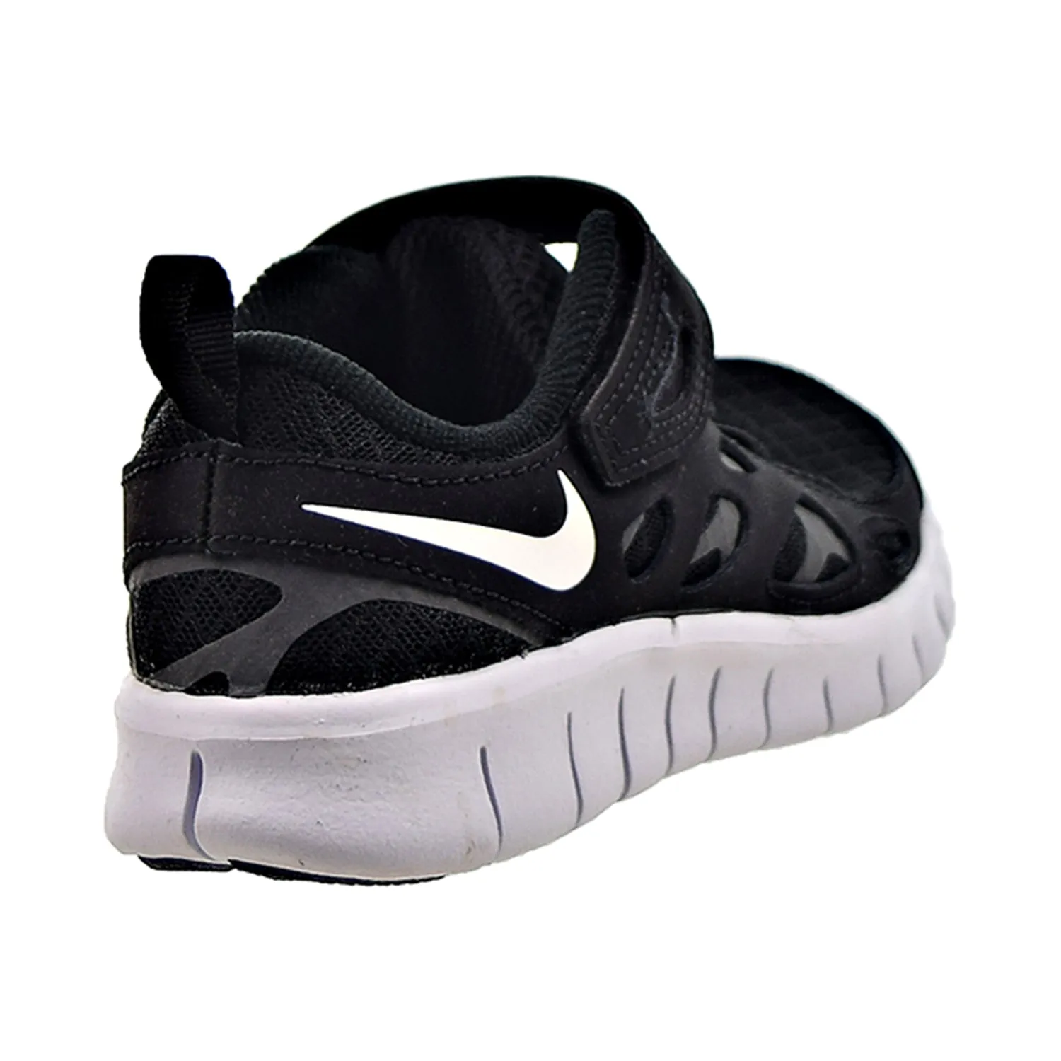 Nike Free Run 2 (PS) Little Kids' Shoes Black-Dark Grey-White