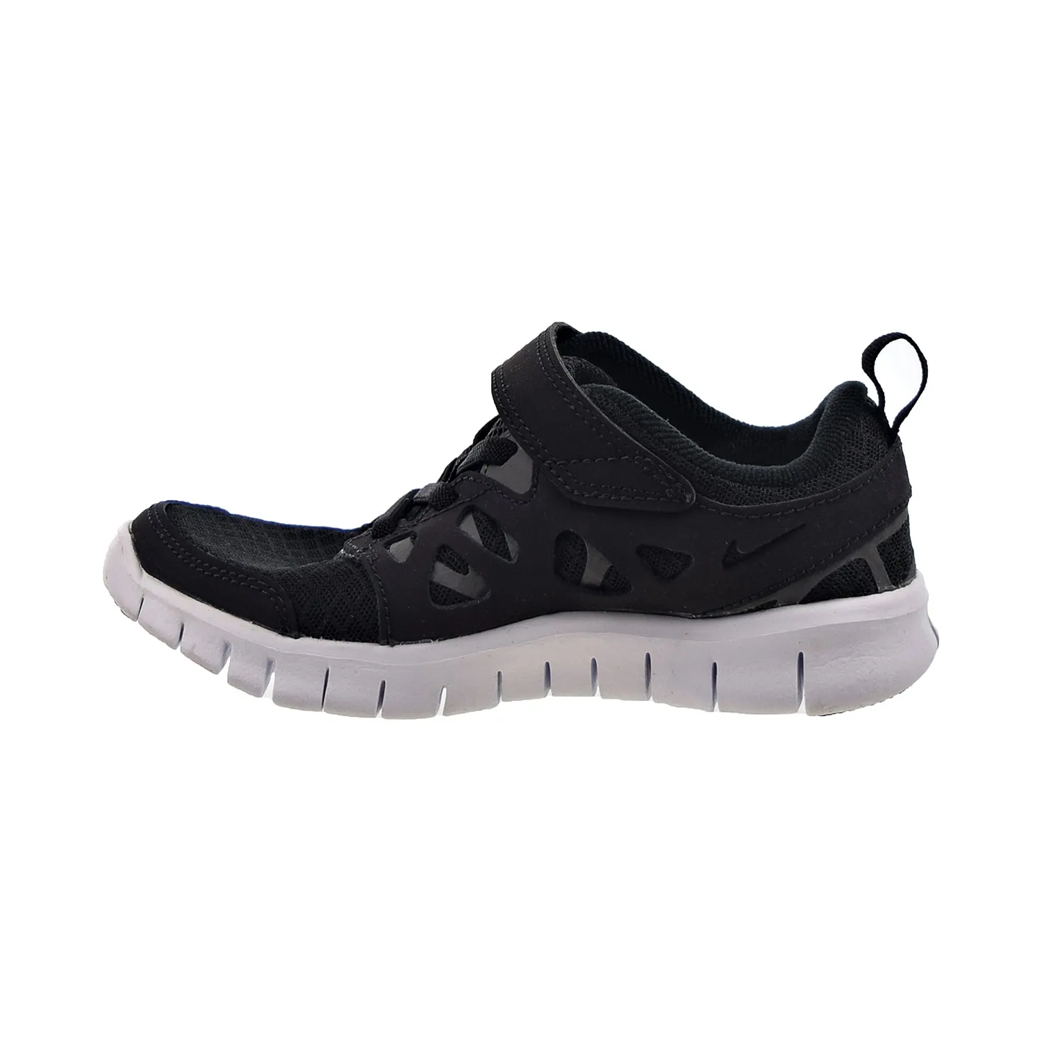 Nike Free Run 2 (PS) Little Kids' Shoes Black-Dark Grey-White