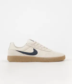 Nike SB Team Classic Shoes - Light Cream / Obsidian - Gum Yellow